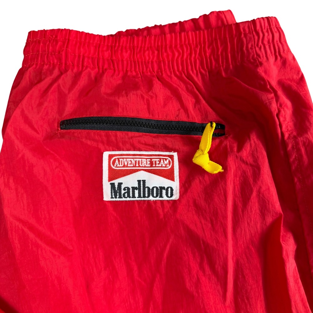Marlboro Adventure Team Nylon Track Suit Mens Large Vintage 90s Windbreaker Set - Picture 8 of 8